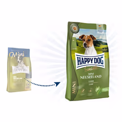 Happy Dog Sensible Mini New Zealand 4 kg Adulte Agneau, Riz
