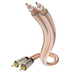 Inakustik 2m RCA câble audio Transparent
