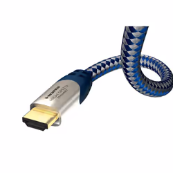 Inakustik 0042305, 5 m, HDMI Type A (Standard), HDMI Type A (Standard), Bleu, Argent