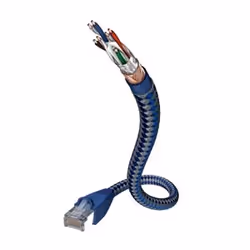 Inakustik 00480301, 1 m, Cat6, SF/UTP (S-FTP), RJ-45, RJ-45