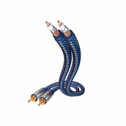 Inakustik 00404015, 2 x RCA, Mâle, 2 x RCA, Mâle, 1,5 m, Bleu