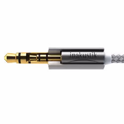 Inakustik 00410202 câble audio 2 m 3,5mm Argent, Blanc