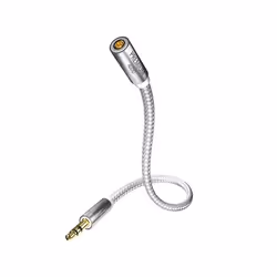 Inakustik 00410203, 3,5mm, Mâle, 3,5mm, Mâle, 3 m, Argent, Blanc