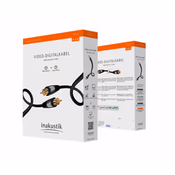 Inakustik 00316215 câble coaxial 1,5 m RCA Noir