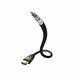 Inakustik 00324507, 0,75 m, HDMI Type A (Standard), HDMI Type A (Standard), Compatibilité 3D, 18,2 Gbit/s, Noir