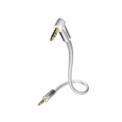 Inakustik 004104015, 3,5mm, Mâle, 3,5mm, Mâle, 1,5 m, Argent, Blanc
