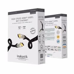 Inakustik 006244303 câble HDMI 3 m HDMI Type A (Standard) Noir