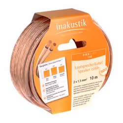 Inakustik 10m Star Speaker Cable, 10 m, Transparent