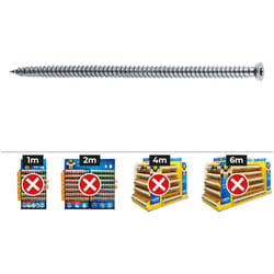 Apollo Mea 97572Fbs - Screw de Preframes Type Fbs Diameter 7,5X72 Countersunk Head, Zinc Plated, 100 pcs.