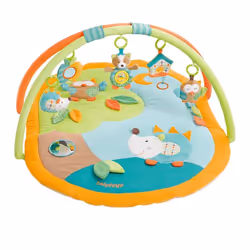 Fehn 071559, Tapis de jeux pour bébé, Barre d'activités, Sonore, Multicolore