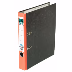 Elba Rado, A4, Aluminium, Carton, Noir, Rouge, 280 feuilles, 5 cm, 285 mm