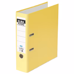 Elba Rado, A4, Aluminium, Carton, Jaune, Blanc, 570 feuilles, 8 cm