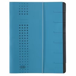 Elba Trieurs Chic, Bleu, Carton, A4, 450 g/m², 250 mm, 12 mm