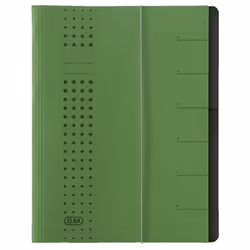 Elba Trieurs Chic, Vert, Carton, A4, 450 g/m², 250 mm, 12 mm