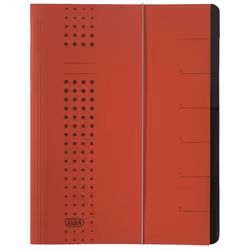 Elba Trieurs Chic, Rouge, Carton, A4, 450 g/m², 250 mm, 12 mm