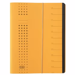 Elba Trieurs Chic, Jaune, Carton, A4, 450 g/m², 250 mm, 12 mm