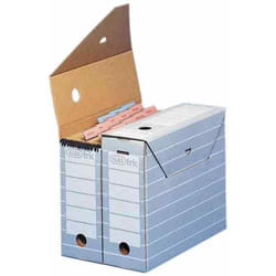 Elba CF50 Boîte à archives Carton Gris, Blanc