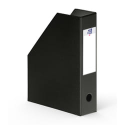 Oxford 400081699 porte-magazines Carton, Polyvinyl chloride (PVC) Noir