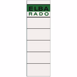 Elba 100420947, Étiquette au dos, Blanc, 8 cm, 58 mm, 190 mm, 10 pièce(s)