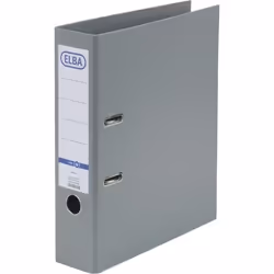 Elba Smart PP/PP, 80 mm, A4, Polypropylène (PP), Gris, 570 feuilles, 8 cm, 285 mm