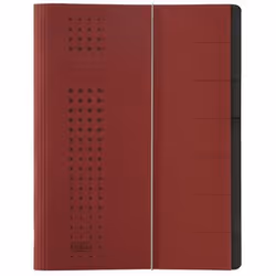 Elba Trieurs Chic, Bordeaux, Carton, A4, 450 g/m², 250 mm, 12 mm