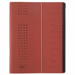 Elba Trieurs Chic, Bordeaux, Carton, A4, 450 g/m², 250 mm, 12 mm