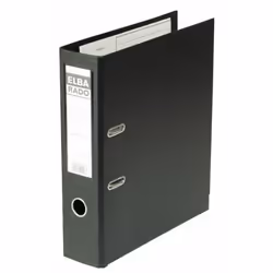 Elba Rado Plast, A4, Noir, 500 feuilles, 80 mm, 1 pièce(s)