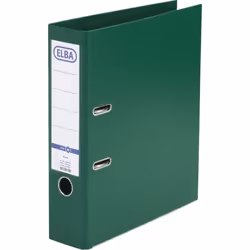 Elba Smart PP/PP, 80 mm, A4, Polypropylène (PP), Vert, 570 feuilles, 8 cm, 285 mm