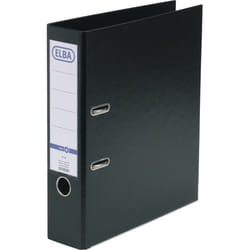 Elba Smart PP/PP, 80 mm classeur à anneaux A4 Noir