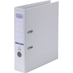 Elba Smart PP/PP, 80 mm classeur à anneaux A4 Blanc