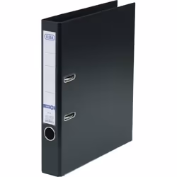 Elba Smart PP/PP, 50 mm, A4, Polypropylène (PP), Noir, 280 feuilles, 5 cm, 285 mm