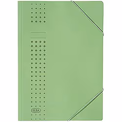 Chemise à élastique - ELBA - A4 - Chic - Carton - Vert