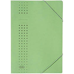 Chemise à élastique - ELBA - A4 - Chic - Carton - Vert