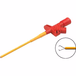 Hirschmann 972306101, Sonde de test, Orange, Rouge, Laiton, Nickel, Polybutylene terephthalate (PBT), Acier, CAT III, IEC6101 ...