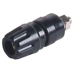Hirschmann PKI 10A connecteur de fils Ø4mm/Ø2mm Noir