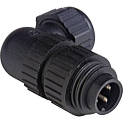 Cosse Cylindrique Mâle Série (connecteur Rond): Ca Hirschmann Ca 3 W Ls 934 128-100-1 Mâle, Coudé Nombre Total De Pôles