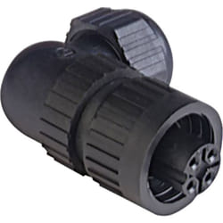 Hirschmann - Cosse cylindrique mâle Série (connecteur rond): ca ca 3 w ld 934 129-100-1 femelle, coudé Nombre total de pô