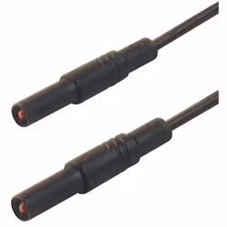 Hirschmann MLS GG 25/1, Fil de test, Noir, CAT III, 250 mm