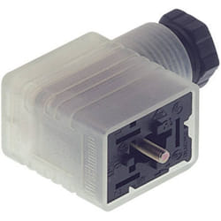 Hirschmann - Connecteur avec témoin de fonctionnement gml 216 nj led 24 hh 934 458-002-1 noir Pôle:2 + Terre 1 pc(s)