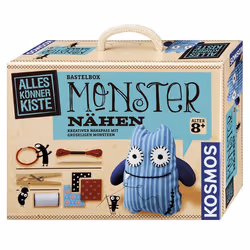 Kosmos BASTELN Monster Nähen, Kit de couture pour enfants, 8 an(s), Multicolore