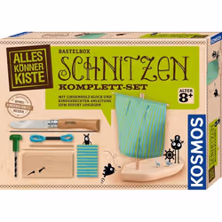 Kosmos Schnitzen Komplett-Set, Kit d'expériences, 8 an(s), Multicolore