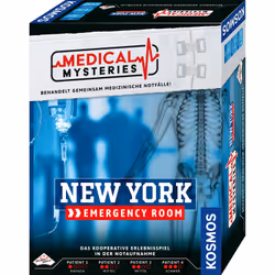 Kosmos Medical Mysteries - New York Emergency Room, Jeu de société, Déduction, 16 an(s), 60 min