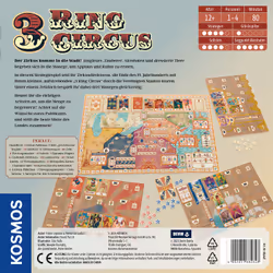 Kosmos 3 Ring Circus 80 min Jeu de société Stratégie
