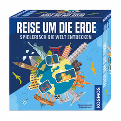 Kosmos Reise um die Erde Spielerisch die Welt entdecken, Jeu de société, Voyage/aventure, 8 an(s), Jeu familial