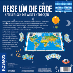 Kosmos Reise um die Erde Spielerisch die Welt entdecken Jeu de société Voyage/aventure