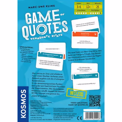 Kosmos 692926 jeu de société Jeu de cartes Trivia