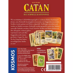 Kosmos 10828230 jeu de société CATAN Jeu de cartes A collectionner