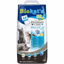 Biokat's Diamond Care Multicat, Argile, 8 L, Gris, Allemagne