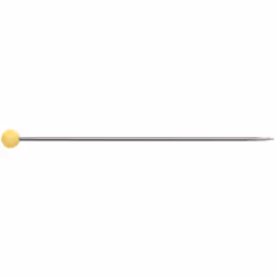 Prym 29153, Épingle à matelassage, Verre, Acier, 1 pièce(s), Jaune, Sharp, 43 mm