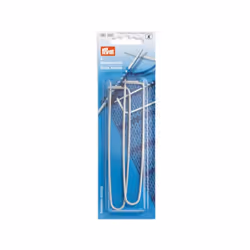 Prym 081290, Bouchons pour aiguille, Argent, 2 pièce(s), Acier inoxydable, Blister, 135 mm